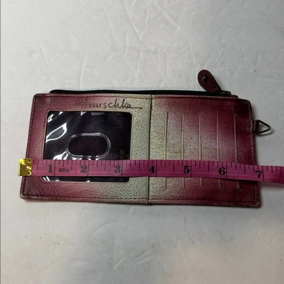 Anuschka hand painted credit card case holder - Picture 3 of 4